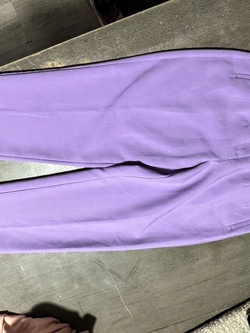 ZARA Straight Leg Pants in Purple Size Small NWT